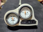 1986-1987 Suzuki GSXR1100 Speedometer Tachometer Indicator Lights. Fixed Price $200.00.