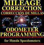 Honda Speedometer Instrument Gauge Cluster Mileage Odometer Programming. Fixed Price $99.00.