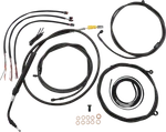 Choppers Complete Midnight Cable Brake Line Kit LA-8056KT2-19M. Fixed Price $541.49.