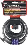 Trimax Trimaflex Coiled Lock 72IN. Cable With Combination TNRC126. Fixed Price $39.99.