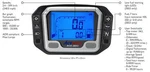 Acewell 3853 Digital Speedometer Tacho Fuel Gauge Pilot Lights Car. Fixed Price $213.80.