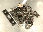 Kawasaki 2010 EX250 Ninja Box Of Miscellaneous Hardware Bolts. Fixed Price $39.99.