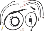 La Choppers Complete Midnight Braided Cable Kit Quick Connect 18"-20". Fixed Price $198.99.