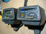 82 Yamaha XT550 Speedo Tach Meters 43F-83570-G1-00 5.5KMI Oem Tested Cluster. Fixed Price $675.99.