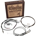 Burly Brand B30-1018 Extended Cable/brake Line Kit For 18" Ape Bars, Blk. Fixed Price $229.95.