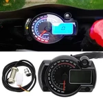 12V Universal Motorcycle Lcd Digital Speedometer Gauge Tachometer Odometer Black. Fixed Price $52.24.