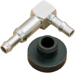 Parts Unlimited Snowmobile Single Tank Fuel Fitting 1/4 90 Push 07-276. Fixed Price $7.21.