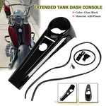 Black Extended Tank Dash Console For Harley Softail Fat Boy Flstf Flstc Fxstb Us. Fixed Price $138.98.