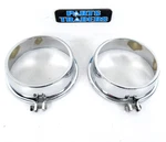 Chrome Speedometer/tachometer Gauge Cover Set Honda CB750F/CB750K 1975-1978. Fixed Price $54.99.