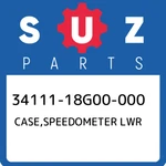 34111-18G00-000 Suzuki Case,speedometer Lwr 3411118G00000, New Genuine Oem Part. Fixed Price $74.68.