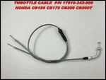 Honda CB125 CB175 CB200T Throttle Cable P/n 17910-342-000 Reproduction. Fixed Price $33.43.