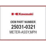 Kawasaki Meter-assy,mph 25031-0321 Oem New. Fixed Price $746.42.