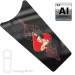 Aluminum Gas Tank Dash Insert Harley Touring 87-07 Up Girl Pinstripe. Fixed Price $18.77.