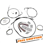 Burly Brand B30-1291 Black Vinyl Handlebar Cable Brake Line Kit. Fixed Price $468.95.