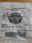 Harley-davidson Cable Speaker Audio Fltr 92335-06. Fixed Price $13.43.
