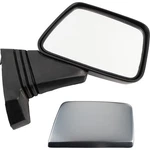 Parts Unlimited Right Mirror Black '84-87 Honda GL1200 Gold Wing (DS-302080). Fixed Price $54.54.