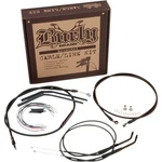 Burly Cable/brake Line Kit For 15" Bagger Bars Black #B30-1101 Harley Davidson. Fixed Price $345.59.