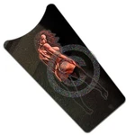 Laminated Gas Tank Dash Console Insert -87-07 Harley Touring Pin Up Tattoo Girl. Fixed Price $12.99.