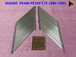 Suzuki PE400 PE250 T/x 1980-1981 F21"+R18" Spoke Set Gold Nipples 72PCS NAN3586. Fixed Price $68.39.