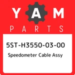 5ST-H3550-03-00 Yamaha Speedometer Cable Assy 5STH35500300, New Genuine Oem Part. Fixed Price $40.09.