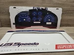 Agua Us Speedo Daytona Gauge Face OVERLAY2004-2008FORD F150 Without Needles. Fixed Price $75.00.