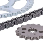 Jt/tsubaki Sprocket And Chain Kit Kawasaki: 96-09 EX500 D6F-D9F Ninja 500R. Fixed Price $251.00.
