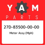 27D-83500-00-00 Yamaha Meter Assy (mph) 27D835000000, New Genuine Oem Part. Fixed Price $1072.25.