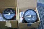 Honda Yamaha CB550 CB500 CB350 Black Mini Speedo Tach Gauges Combo Tripmeter. Fixed Price $119.99.