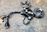73-75 Kawasaki Kz 900 Z1 Speedometer Tachometer Bracket And Harness 25008-044. Fixed Price $135.00.