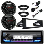 Jvc Marine Receiver, 2X 6.5" Speakers W/adapter, Install Kit, Handlebar Control. Fixed Price $268.00.