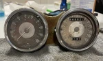 Original 67 -69 Triumph Speedometer And Tachometer With Bracket.. Fixed Price $100.00.