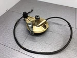 Yamaha Riva 125 Front Drum Brake Panel Shoe Speedo Cable 50W-25121-04-35. Fixed Price $34.00.