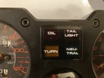 Gauge Instrument Cluster White Lettering Overlays 1983-1984 Honda VT500FT Ascot. Fixed Price $26.75.
