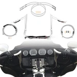 14" Rise Prewired Handlebar & Cable Kit For Harley Electra Glide Ultra 14-16 Abs. Fixed Price $368.99.