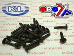 Oem Self Tapping Screws 4X18 (25PK), Black, Kawasaki, 33-8357, Tools Road 92172-. Fixed Price $24.91.