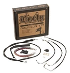 Burly Cable And Brake Line Kit Black 15IN. Bagger Bars Fxd 12-17 B30-1291. Fixed Price $443.99.