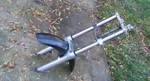 1985 1986 Honda VT1100C Shadow Front Forks Crown Triple Tree Fender. Fixed Price $125.00.