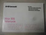 Kawasaki Factory Owners Manual 2006 Ninja EX500D6F 99987-1332. Fixed Price $35.08.
