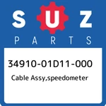 34910-01D11-000 Suzuki Cable Assy,speedometer 3491001D11000, New Genuine Oem Par. Fixed Price $39.47.