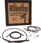 Burly Complete Black Cable & Line Kit For 15" Ape Hanger Handlebars (B30-1315). Fixed Price $342.56.