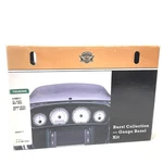 New Genuine Harley 2014-2023 Touring Black Burst Gauge Bezel Trim Kit 61400317. Fixed Price $165.00.