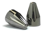 Ciro Fluted Spike Screw Bolt Caps - 1/4 In. (10PK) Black Chrome Finish 70017. Fixed Price $25.99.