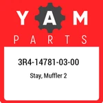 3R4-14781-03-00 Yamaha Stay, Muffler 2 3R4147810300, New Genuine Oem Part. Fixed Price $87.76.