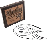 Burly Handlebar Cable/line Kit For 12" Hangers W/o Abs Black #B30-1259. Fixed Price $378.10.