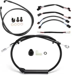 14" Bar Extension Clutch Brake Throttle Cable For Harley Softail 18-UP W/o Abs. Fixed Price $111.99.