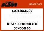 Ktm Speedometer Sensor 10; 60014068200. Fixed Price $95.46.