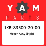 1KB-83500-20-00 Yamaha Meter Assy (mph) 1KB835002000, New Genuine Oem Part. Fixed Price $1350.09.