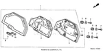 2005-06 Honda CBR600RR Oem Speedo Tach Gauges Display Cluster New 37100-MEE-A01. Fixed Price $559.99.