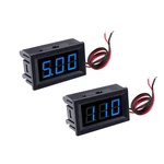 Crocsee 2PACK Dc 5-120V Mini Voltmeter Blue Led Digital Display Compact,. Fixed Price $15.97.