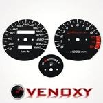 Suzuki Gsf 1200 Bandit 1996-2000 Km/h Aftermarket Black Gauge Faces. Fixed Price $44.99.